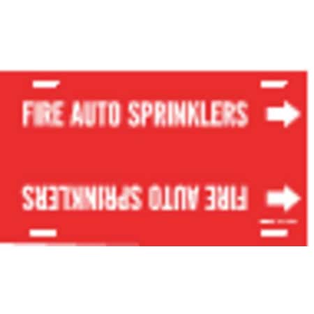Pipe MarkeFire AutoSprinklers, 10to15 In MPN:4059-H