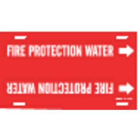 Pipe Mrkr, Fire Protection Water, 10to15In MPN:4060-H