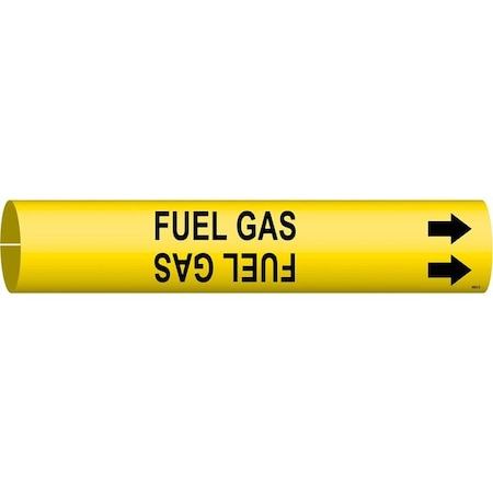 Pipe Mrkr, Fuel Gas, 2 13/16in H, 2 4/5in W MPN:4062-D