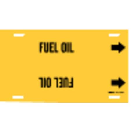 Pipe Marker, Fuel Oil, Yellow, 10 to 15 In MPN:4063-H