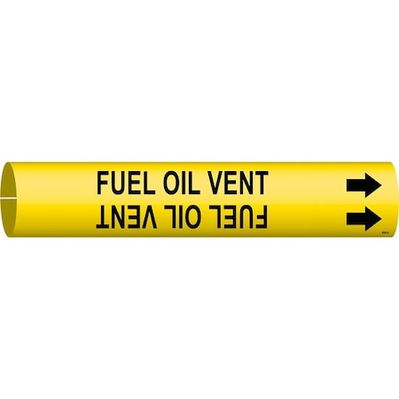 Pipe Markr, Fuel Oil Vent, 1-1/2to2-3/8 In MPN:4066-B