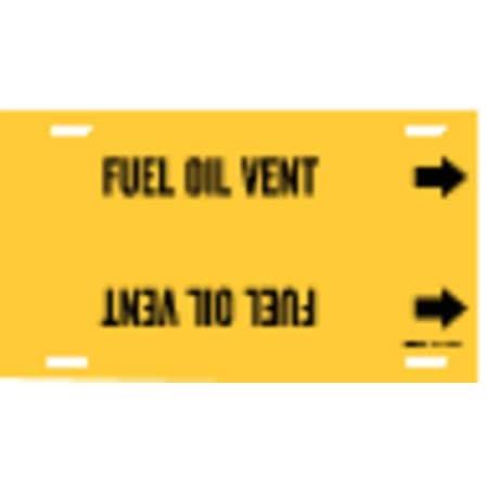 Pipe Marker, Fuel Oil Vent, Yel, 10 to15 In MPN:4066-H