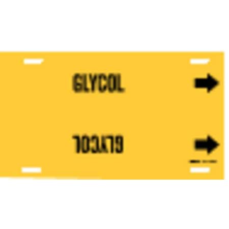 Pipe Marker, Glycol, 9 5/16 in H, 32 in W MPN:4068-H