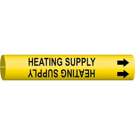 Pipe Marker, Heating Supply, 3/4to1-3/8 In MPN:4071-A