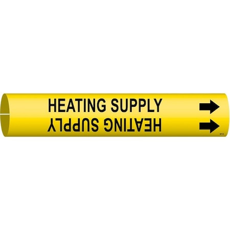 Pipe Mrkr, Heating Supply, 1-1/2to2-3/8 In, 4071-B MPN:4071-B