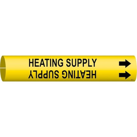 Pipe Mrkr, Heating Supply, 2-1/2to3-7/8 In, 4071-C MPN:4071-C