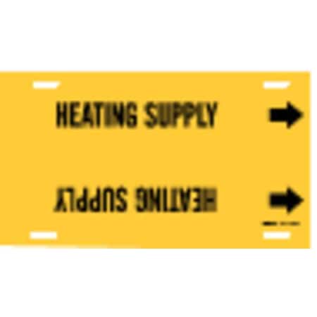 Pipe Marker, Heating Supply, Y, 6to7-7/8 In MPN:4071-F