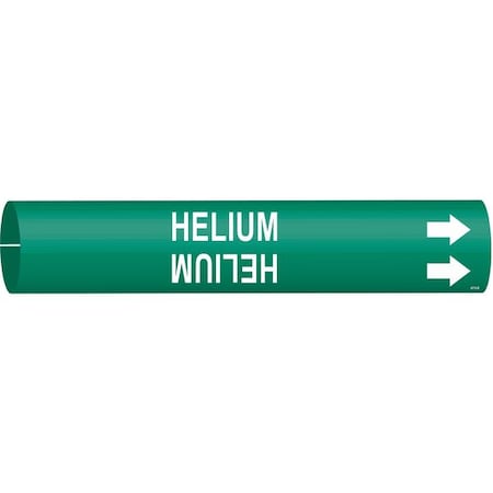Pipe Marker, Helium, Grn, 1-1/2 to 2-3/8 In MPN:4074-B