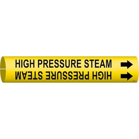 Pipe Markr, High Pressure Steam, Y, 4to6 In MPN:4077-D