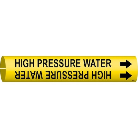 Pipe Markr, High Pressure Water, Y, 4to6 In MPN:4078-D