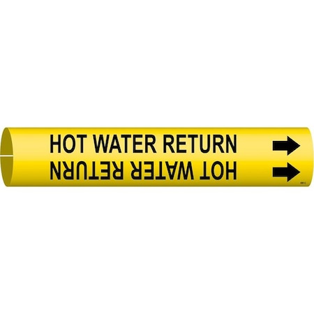 Pipe Mrkr, Hot Water Return, 2-1/2 to3-7/8, 4081-C MPN:4081-C