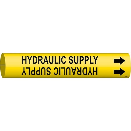 Pipe Mrkr, Hydraulic Supply, 2-1/2 to3-7/8 MPN:4084-C