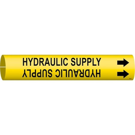 Pipe Marker, Hydraulic Supply, 2 13/16in H MPN:4084-D