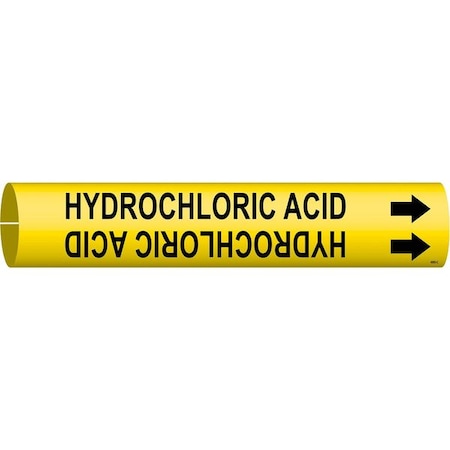 Pipe Mrkr, Hydrochloric Acid, 2-1/2to3-7/8, 4085-C MPN:4085-C