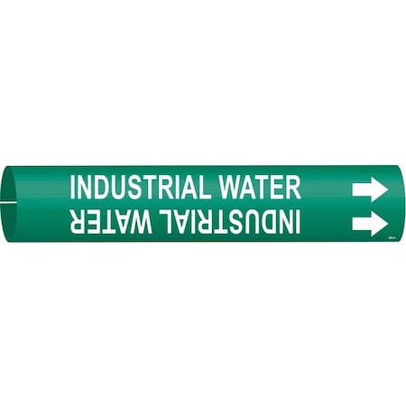 Pipe Mrkr, Industrial Water, 3/4to1-3/8 In MPN:4088-A
