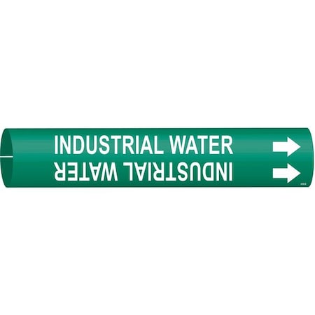 Pipe Mrkr, Industrial Water, 1-1/2 to2-3/8 MPN:4088-B