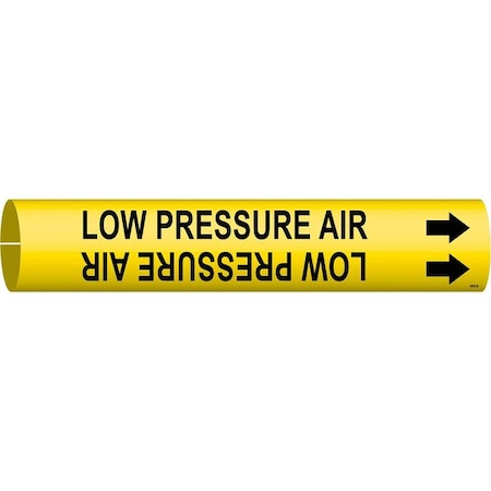 Pipe Mrkr, Low Pressure Air, 3/4to1-3/8 In MPN:4090-A