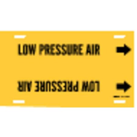 Pipe Marker, Low Pressure Air, Y, 10to15 In MPN:4090-H