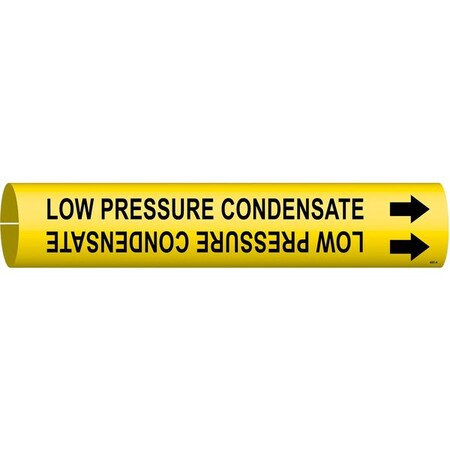 Pipe Marker, Low Pressure Condensate, Yel, 4091-A MPN:4091-A