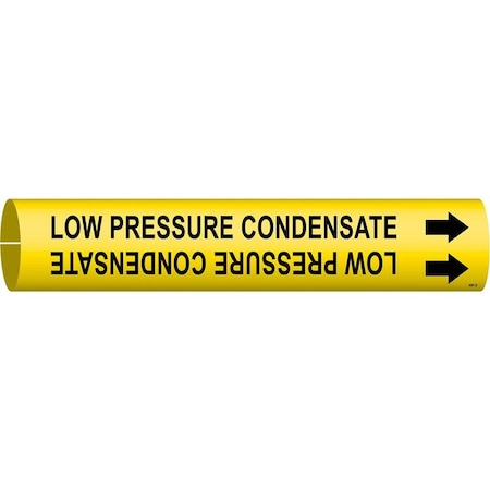 Pipe Mrkr, Low Pressure Condensate, 4to6In MPN:4091-D