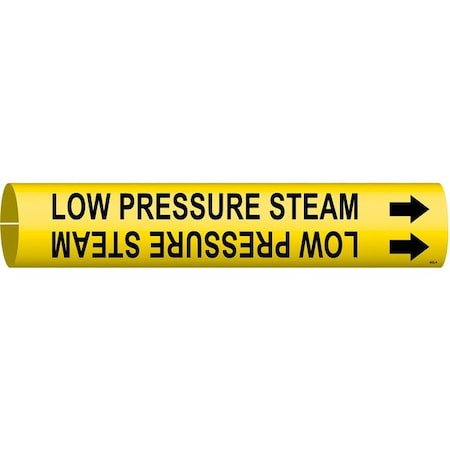 Pipe Mrkr, Low Pressure Steam, 3/4 to1-3/8 MPN:4092-A