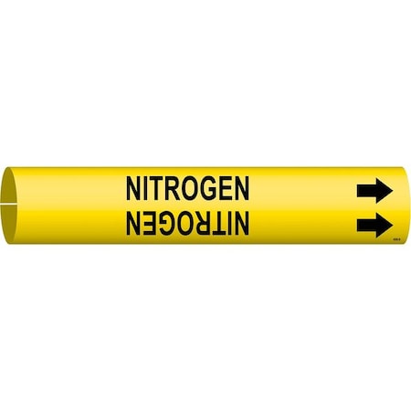 Pipe Marker, Nitrogen, Y, 1-1/2 to2-3/8 In, 4098-B MPN:4098-B