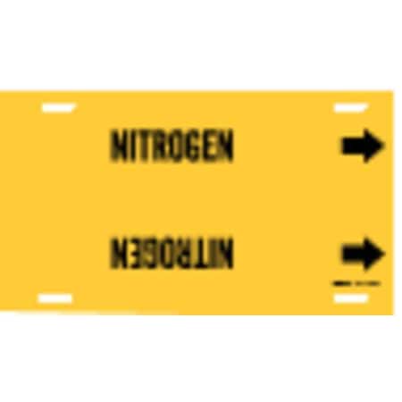Pipe Marker, Nitrogen, Yel, 6 to 7-7/8 In MPN:4098-F