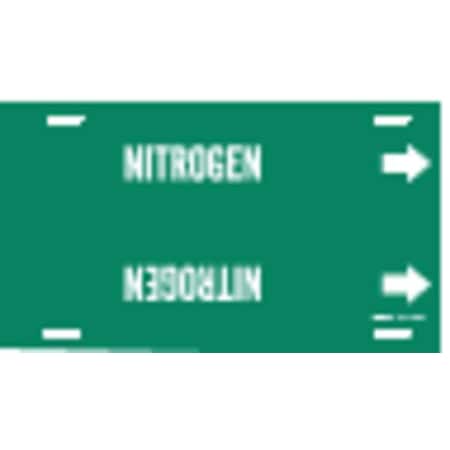 Pipe Marker, Nitrogen, Green, 6 to 7-7/8 In MPN:4099-F