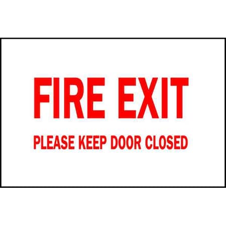 Exit Sign, Aluminum, 10