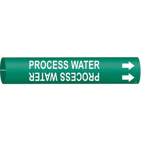 Pipe Mrkr, Process Water, 1-1/2to2-3/8 In, 4113-B MPN:4113-B