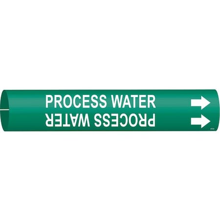 Pipe Marker, Process Water, Grn, 4 to 6 In MPN:4113-D