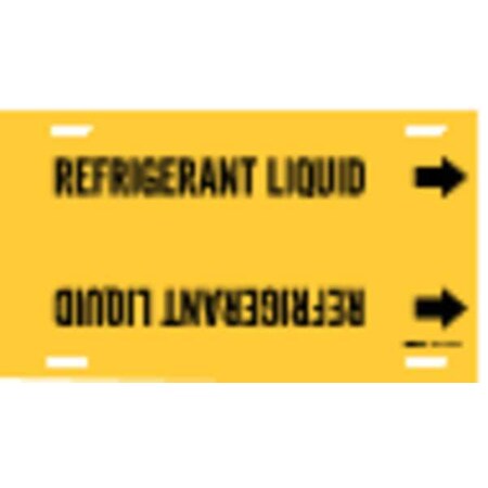 Pipe Mrkr, Refrigerant Liquid, 6to7-7/8 In MPN:4117-F