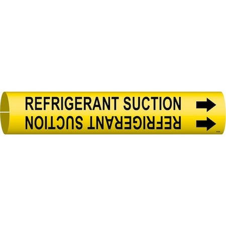 Pipe Marker, Refrigerant Suction, Yellow, 4118-B MPN:4118-B
