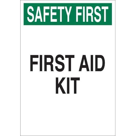 Safety First, First Aid Kit, 14 in x 10 in, Rectangle, Aluminum, 41209 MPN:41209