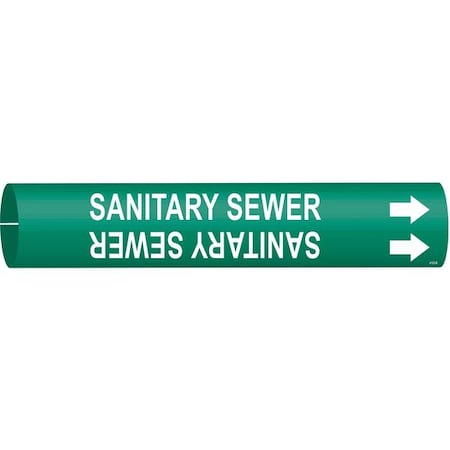Pipe Mrkr, Sanitary Sewer, 1-1/2to2-3/8 In, 4123-B MPN:4123-B