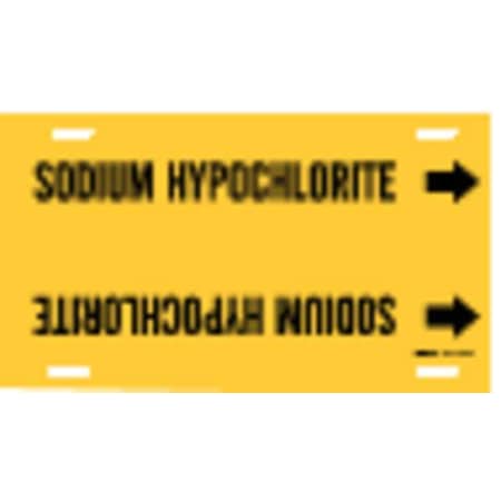 Pipe Mrkr, Sodium Hypochlorite, 8to9-7/8In, 4124-G MPN:4124-G