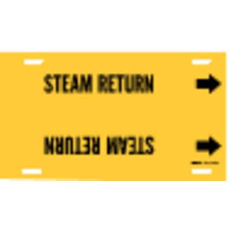 Pipe Marker, Steam Return, Yel, 10 to 15 In MPN:4130-H