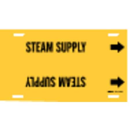 Pipe Marker, Steam Supply, Y, 6 to7-7/8 In MPN:4131-F