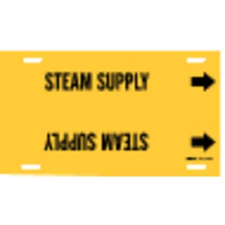 Pipe Marker, Steam Supply, Yel, 10 to 15 In MPN:4131-H
