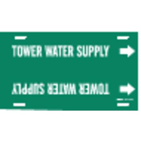 Pipe Mrkr, Tower Water Supply, 6to7-7/8 In MPN:4144-F