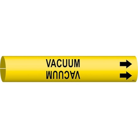 Pipe Marker, Vacuum, Yel, 1-1/2 to 2-3/8 In MPN:4146-B