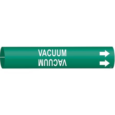 Pipe Marker, Vacuum, Grn, 1-1/2 to 2-3/8 In, 4147-B MPN:4147-B