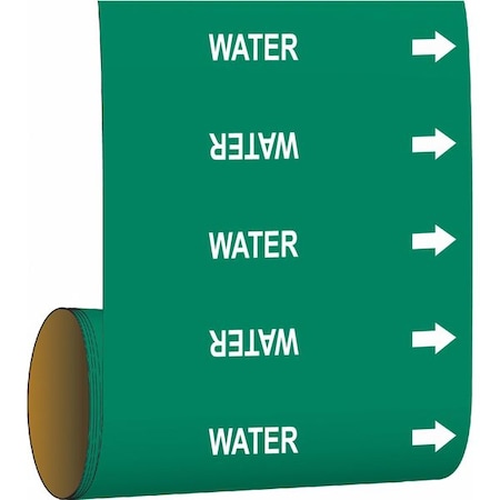 Pipe Marker, Water, Green, 41482 MPN:41482