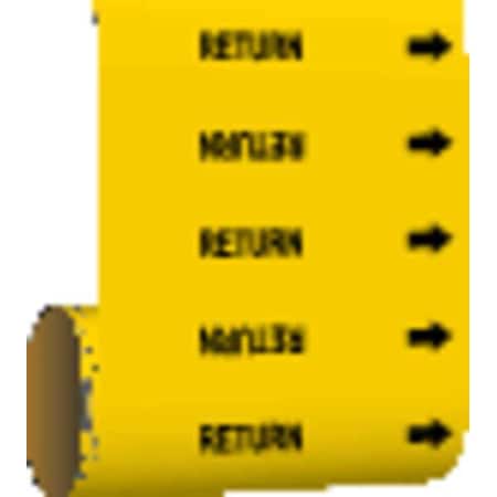 Pipe Marker, Return, Yellow, 41514 MPN:41514