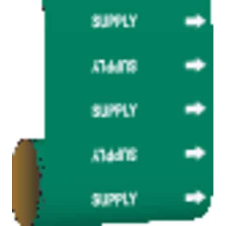 Pipe Marker, Supply, Green, 41517 MPN:41517