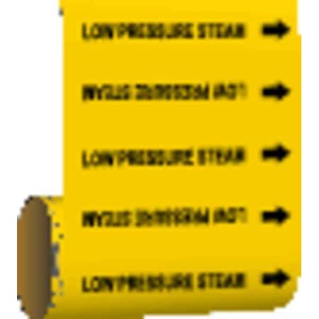 Pipe Marker, Low Pressure Steam, Yel, 41520 MPN:41520
