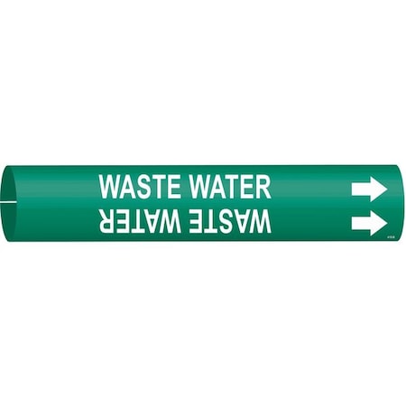 Pipe Mrkr, Wste Wtr, 2 13/16in H, 2 4/5in W MPN:4153-D