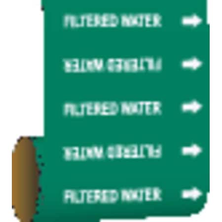 Pipe Marker, Filtered Water, Grn, 41554 MPN:41554