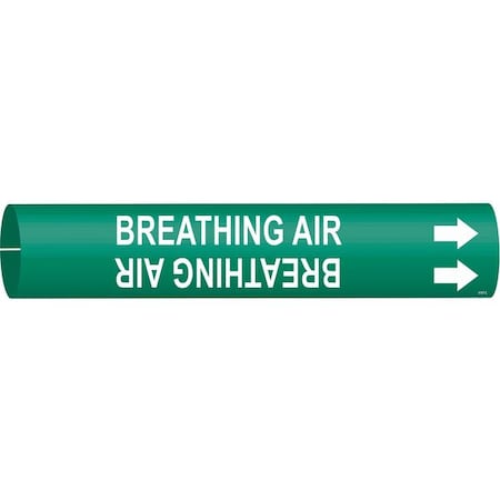 Pipe Mrkr, Breathing Air, 2-1/2to3-7/8 In, 4167-C MPN:4167-C