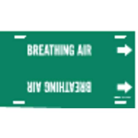 Pipe Marker, Breathing Air, Grn, 10 to15 In MPN:4167-H